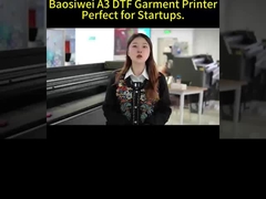Baosiwei A3 DTF Garment Printer sempurna untuk startup.