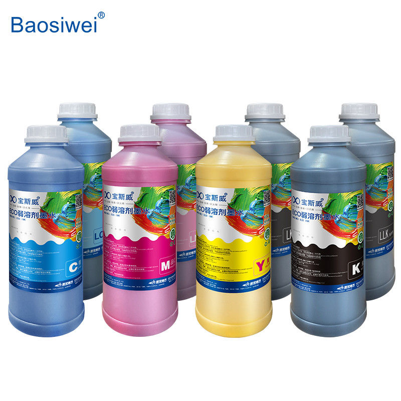 Baosiwei Eco Solvent Ink Cocok Untuk Berbagai Kepala Cetak / 8 Warna